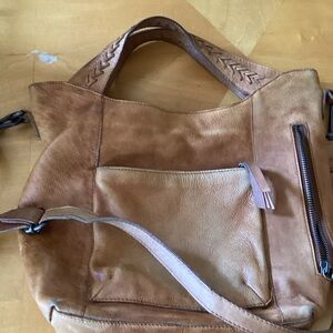 Latico Tan Leather Shoulder Bag